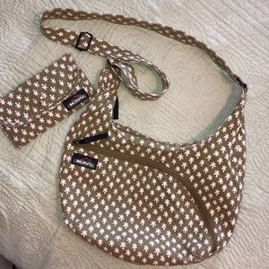 Kavu Canvas Boom Shoulder Bag and Wallet